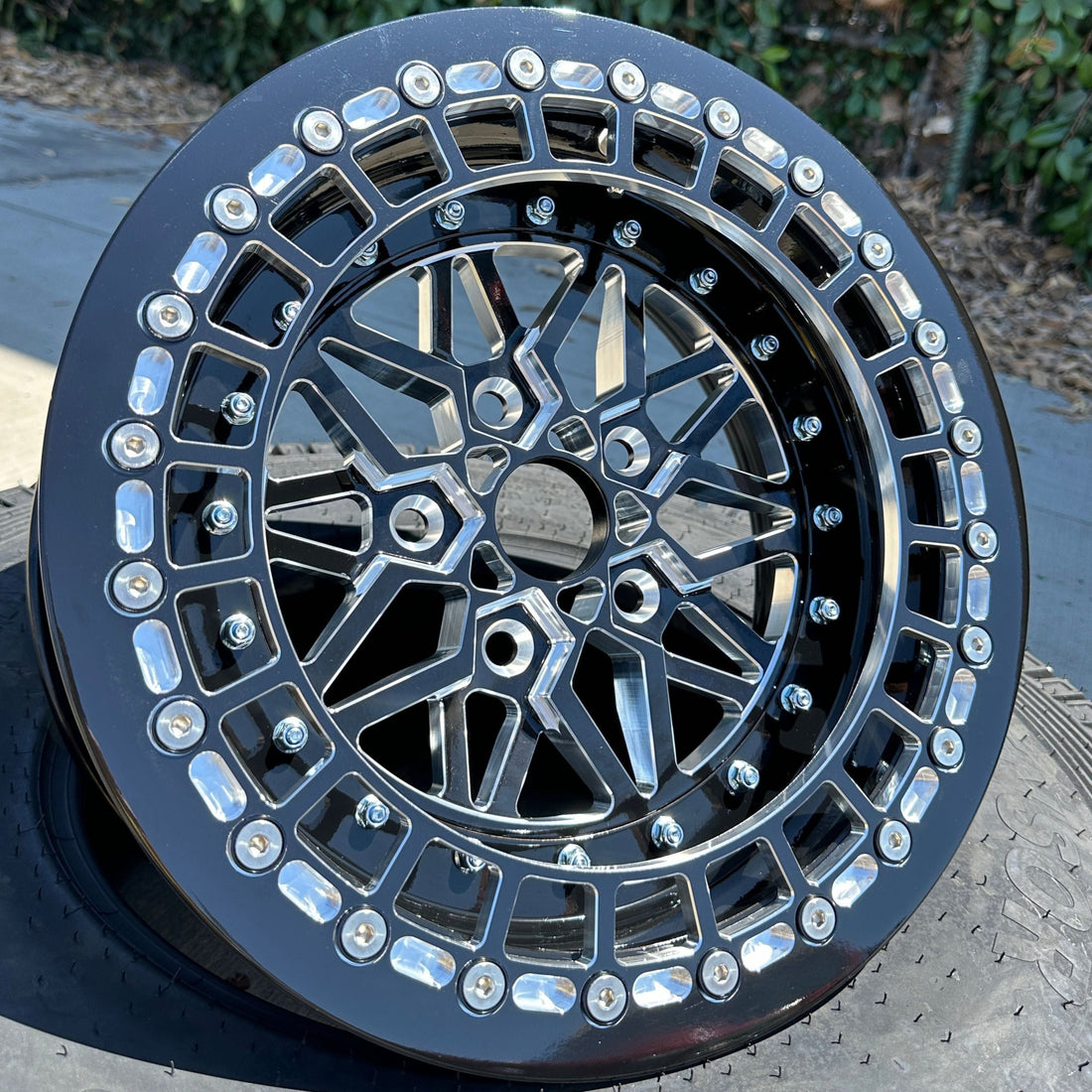 Crusher Fractal Billet UTV Beadlock Wheels (5x4.5)